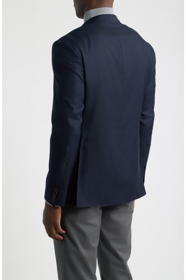 Kei Trim Fit Travel Cashmere Sport Coat, Alternate, color, NAVY
