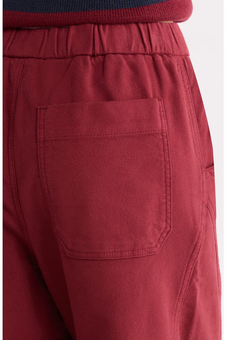 Jessie Barrel Leg Pants, Alternate, color, CRIMSON