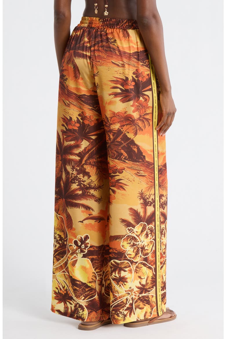 Drawstring Cover-Up Resort Pants, Alternate, color, VINTAGE VACAY