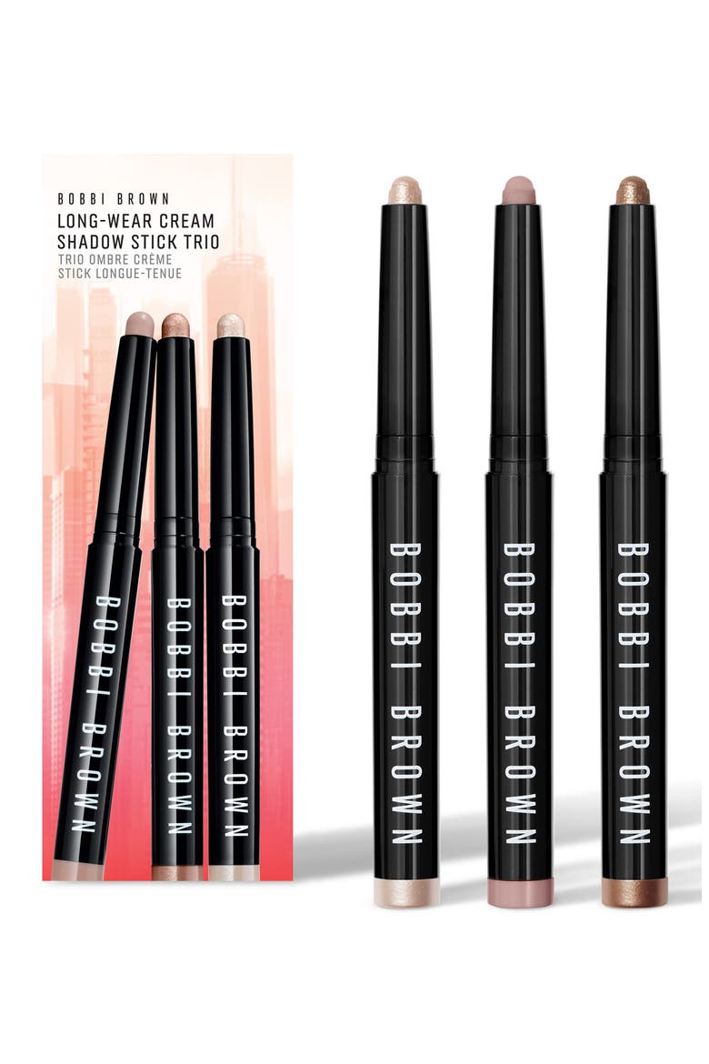 Long-Wear Cream Eyeshadow Stick Trio $102 Value, Main, color, NO COLOR