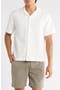 Texture Knit Camp Shirt