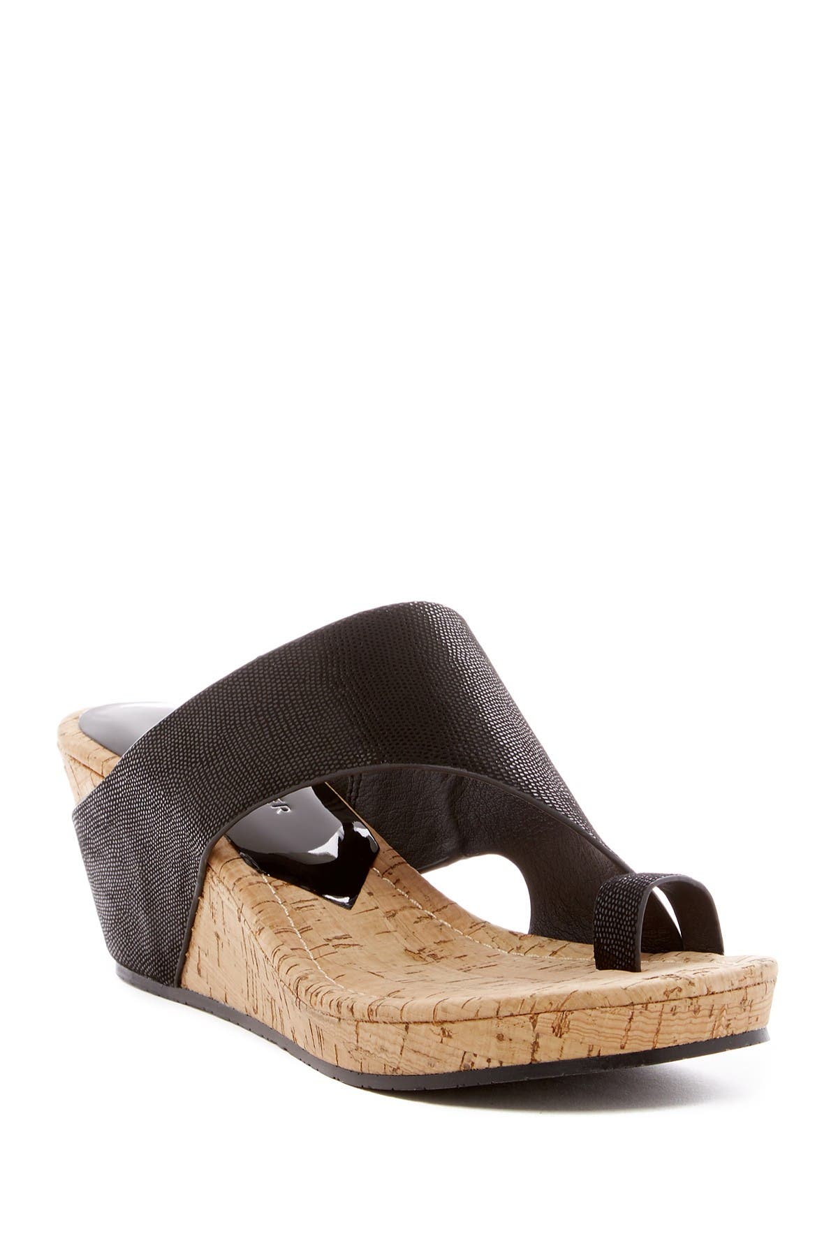 Donald Pliner Gyer Leather Wedge Sandal