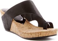 Donald Pliner Gyer Leather Wedge Sandal