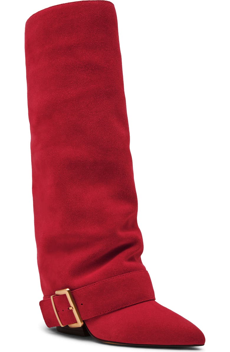 Steve Madden Illuzion Boot, Main, color, Red Suede