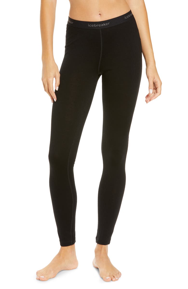 Icebreaker 260 Tech Merino Wool Baselayer Leggings, Main, color, 