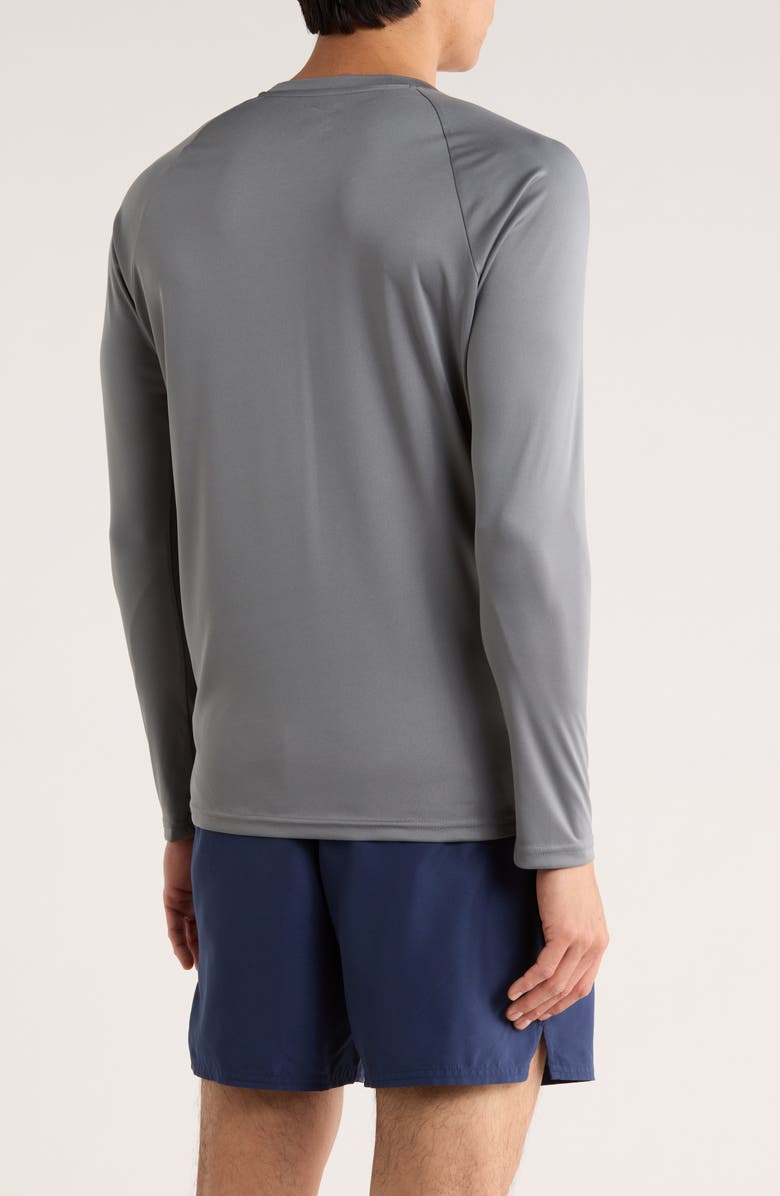 Nike Long Sleeve Hydroguard Swim Shirt, Alternate, color, Cool Grey