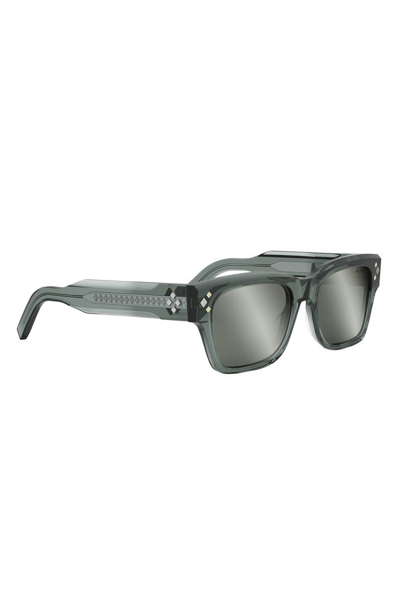 DIOR CD Diamond S2I 54mm Square Sunglasses, Alternate, color, Grey/ Other / Smoke Mirror
