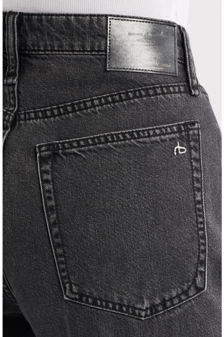 Featherweight Logan High Waist Wide Leg Jeans, Alternate, color, RAVEN