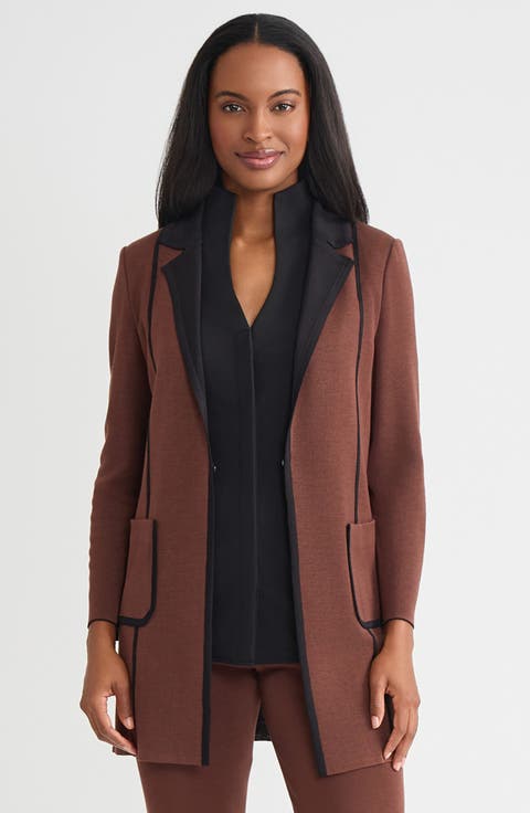Hertiage Two-Tone Knit Jacket