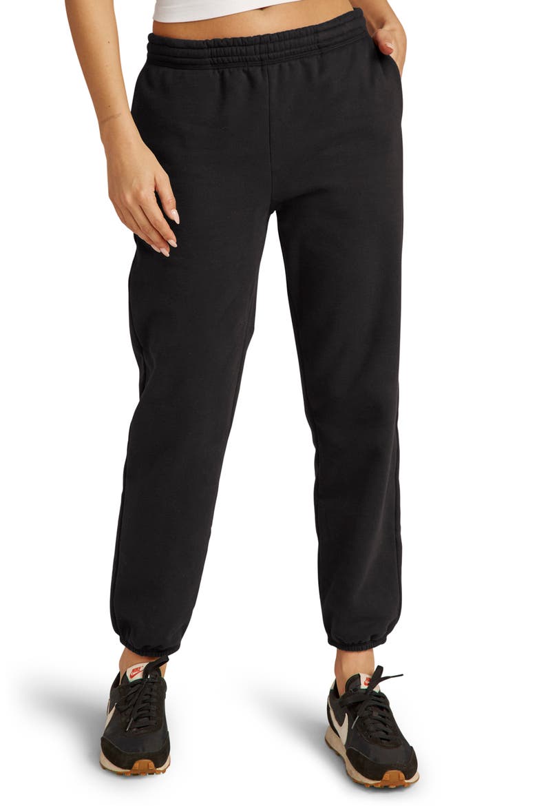 On the Go Cotton Blend Joggers, Main, color, BLACK