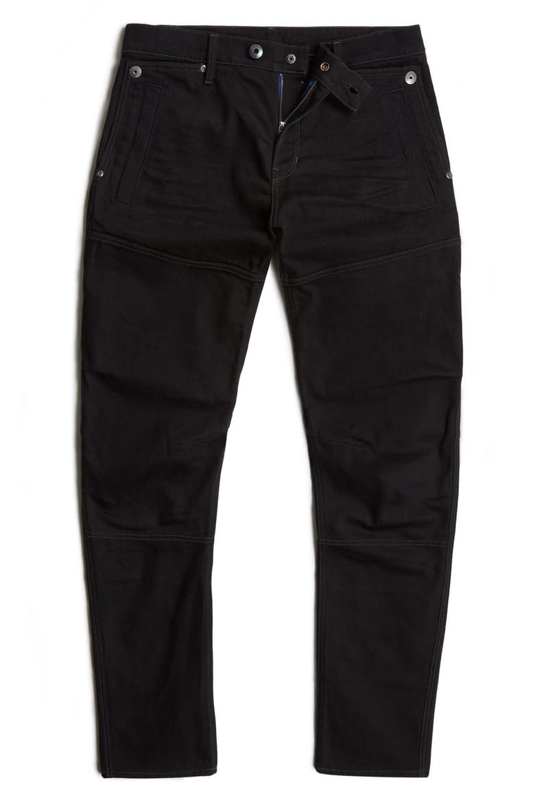 Diver 3D Slim Fit Jeans, Alternate, color, JET BLACK