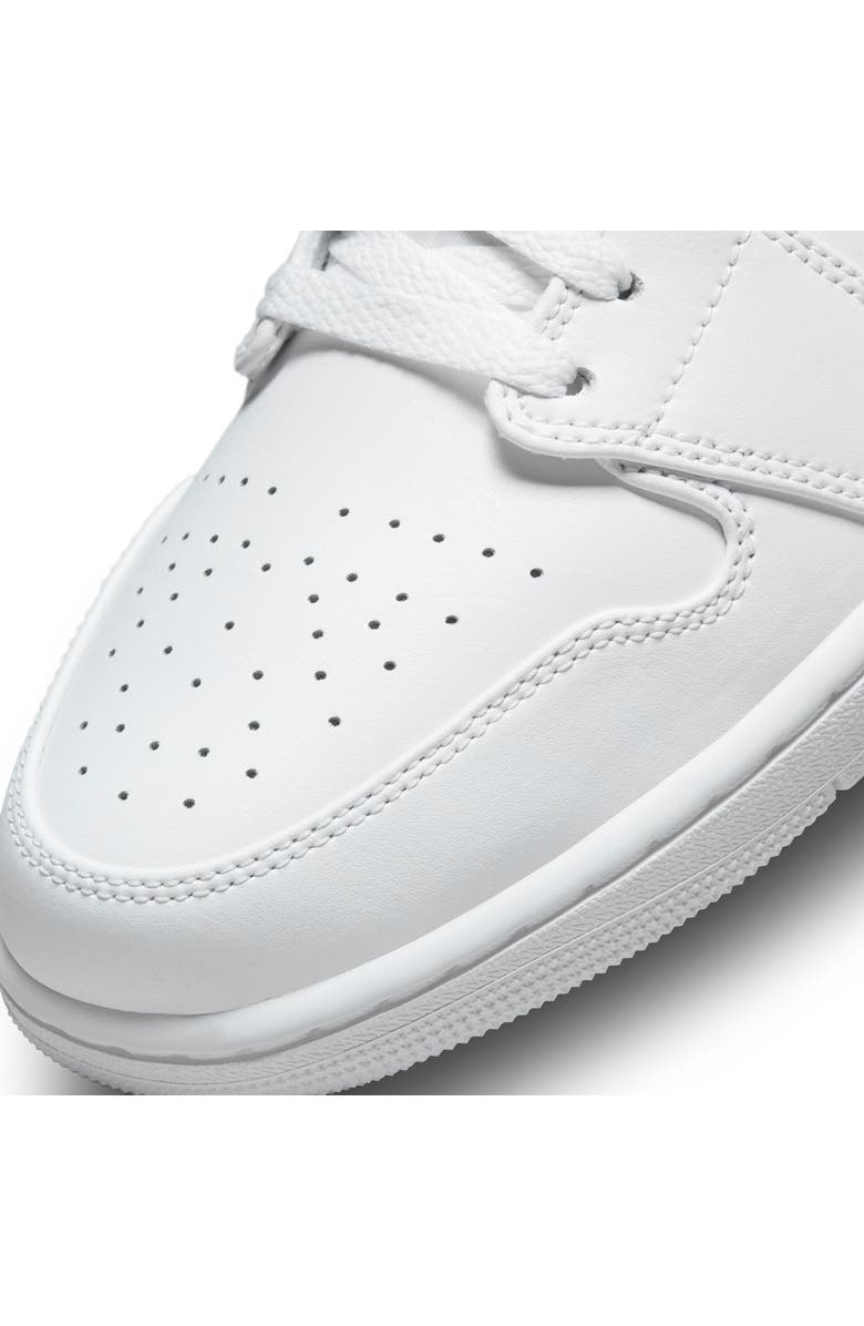 Jordan Air Jordan 1 Low Sneaker, Alternate, color, 136 White/White/White