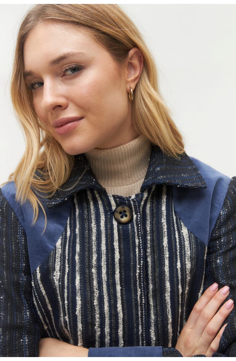 Margo Baridon Pond Coat, Alternate, color, Blue