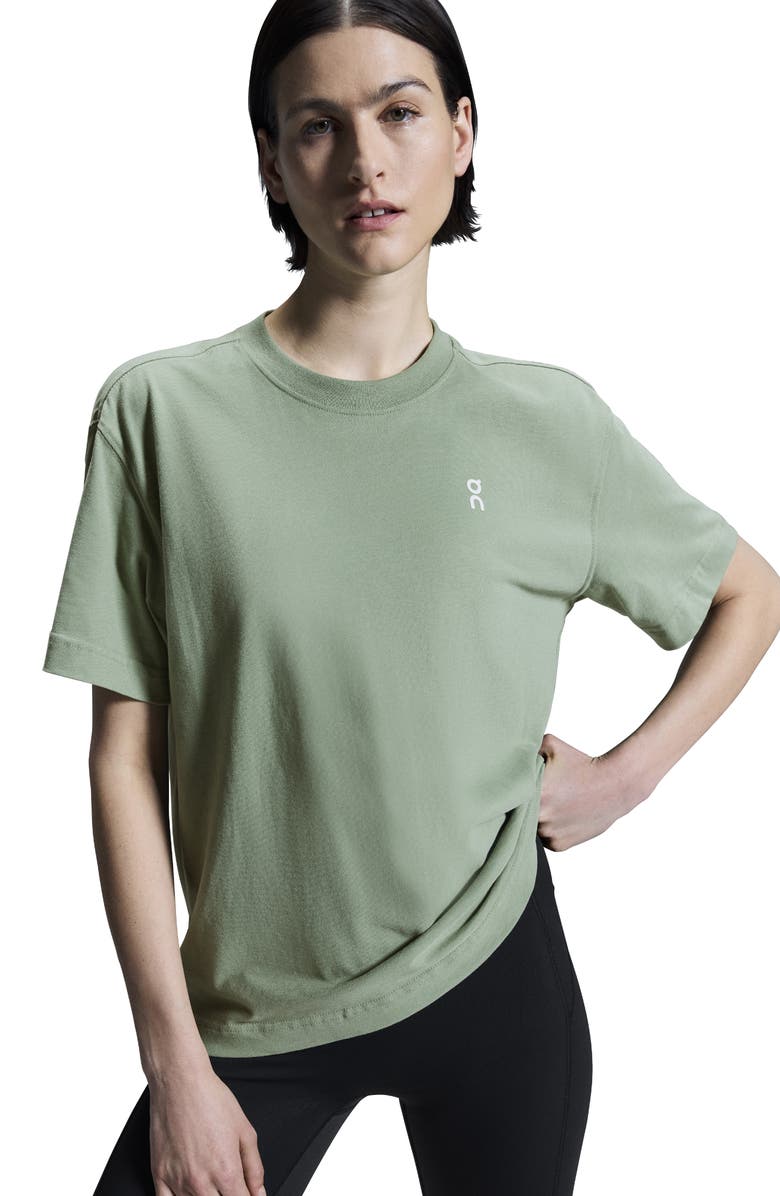 On Club T Oversize Organic Cotton T-Shirt, Alternate, color, 