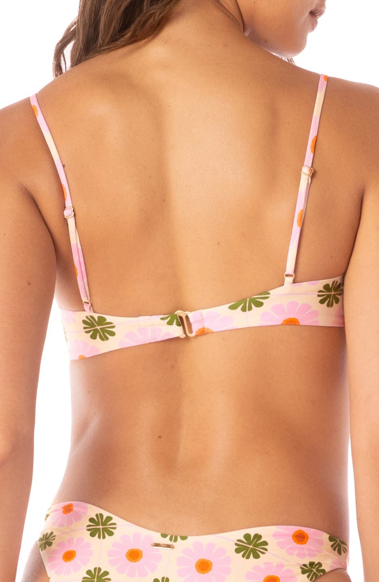 Maaji Scape Reversible Bikini Top, Alternate, color, White