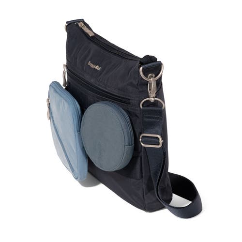 Baggallini Snap & Go Modular Slim Crossbody Bag In French Navy