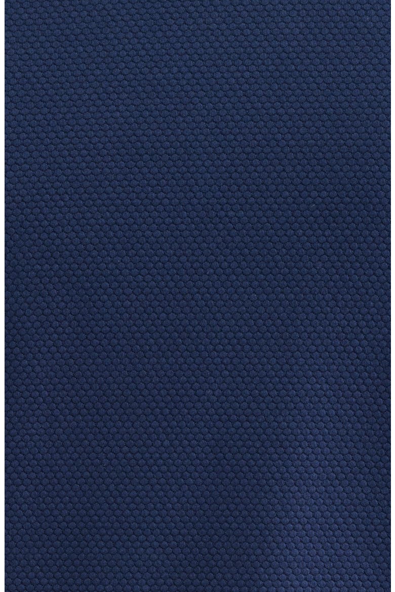 Stretch Cotton Blend Pebble Hoodie, Alternate, color, NAVY