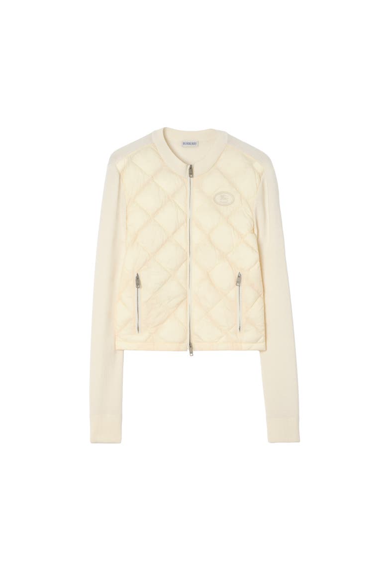 Quilted Nylon and Wool Fulbrook Jacket, Alternate, color, Ceramic white