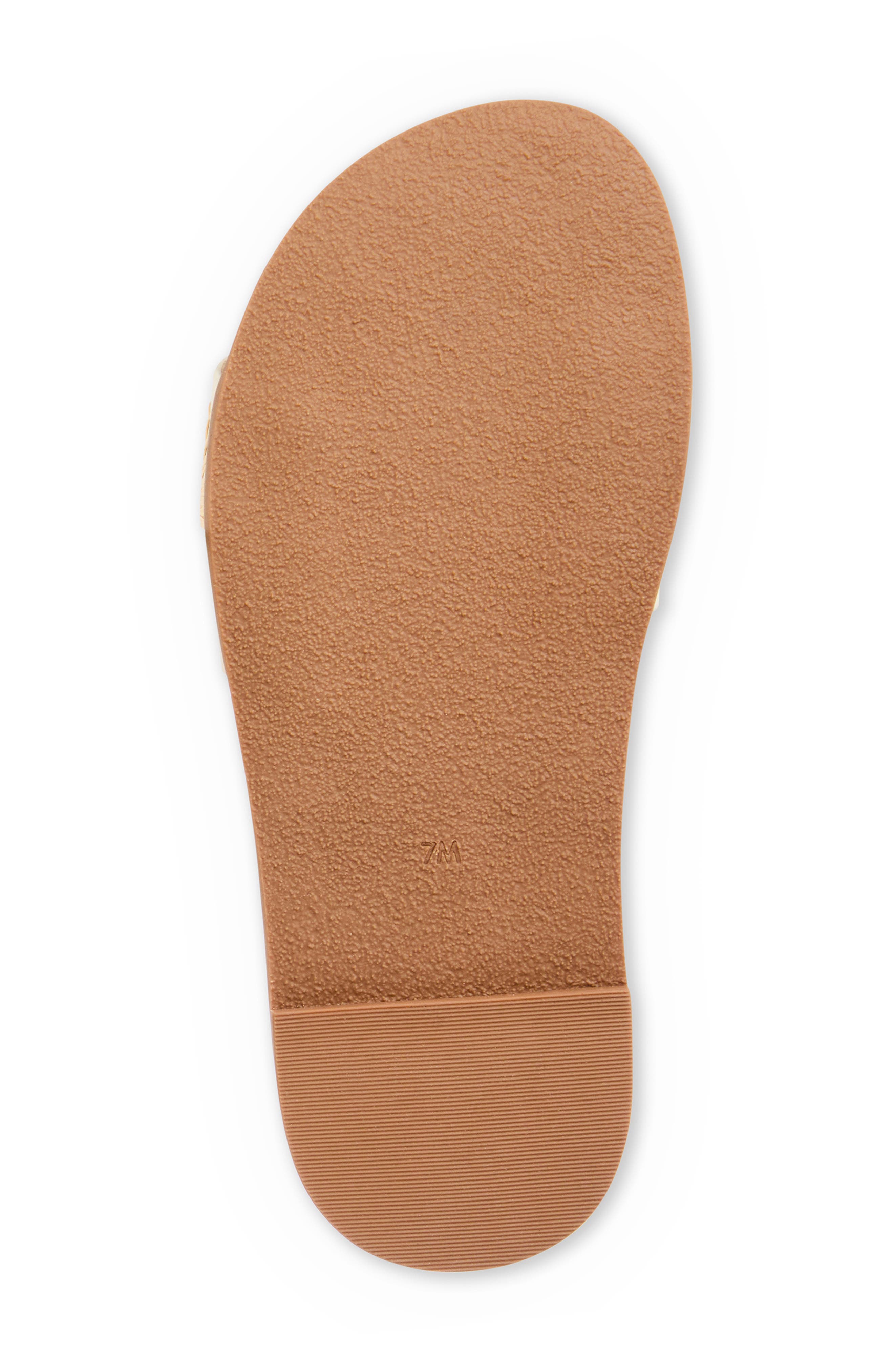 Somerset Embroidered Slide Sandal, Alternate, color, IVORY/ NATURAL