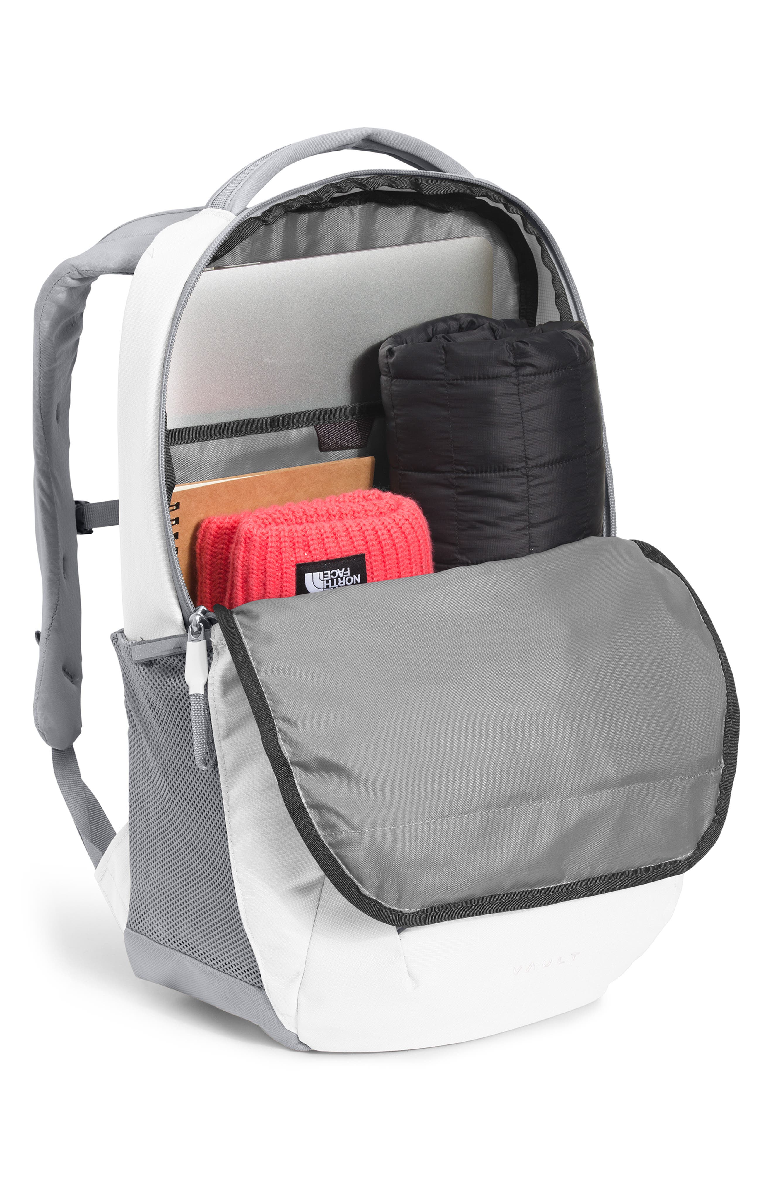 Vault Backpack, Alternate, color, TNF WHITE METALLIC M/ LANGE