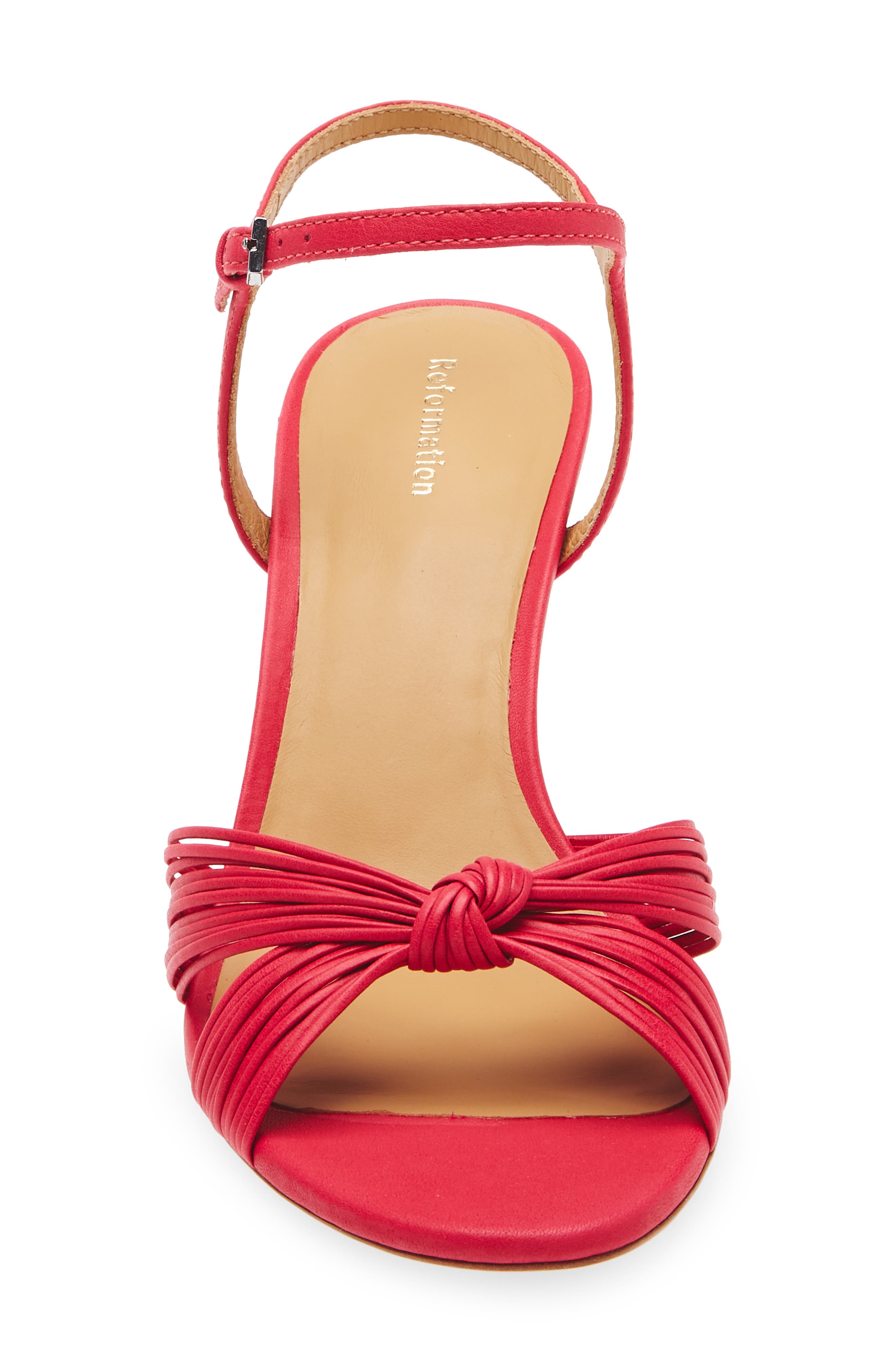Reformation Pia Knotted Sandal, Alternate, color, 