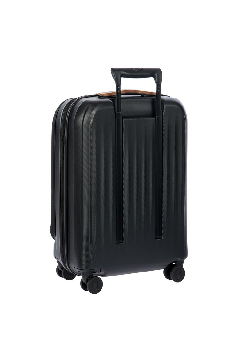 Taormina Hardside Expandable 21" Carry On Spinner Luggage with Pocket, Alternate, color, Black