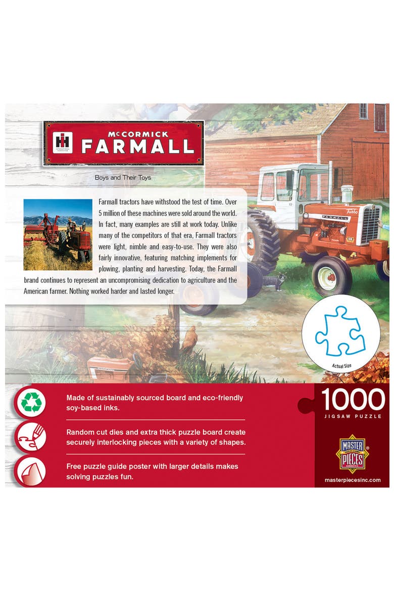 Farmall Boys & Their Toys 1000pc Puzzle, Alternate, color, Multicolor