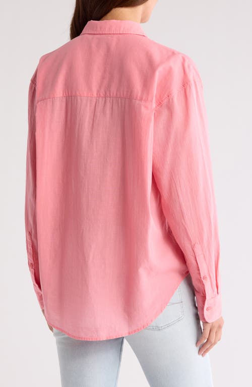 SEVEN 7 FOR ALL MANKIND VOILE COTTON BUTTON-DOWN SHIRT