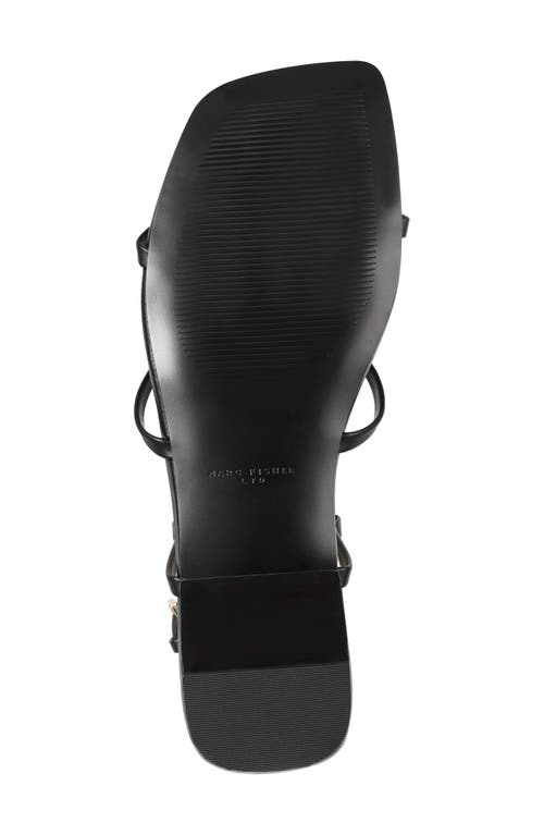 Marc Fisher Ltd Womens Buckle Leather Ankle Strap In Black