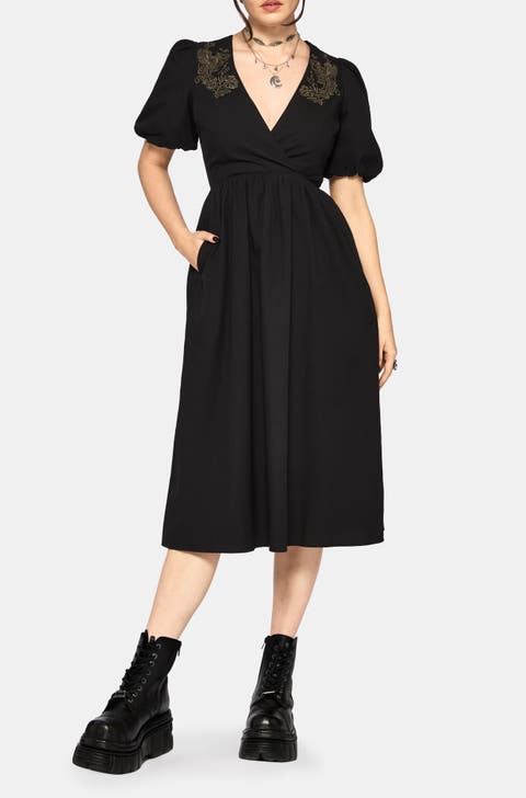 Fleux Phoenix Wrap Midi Dress