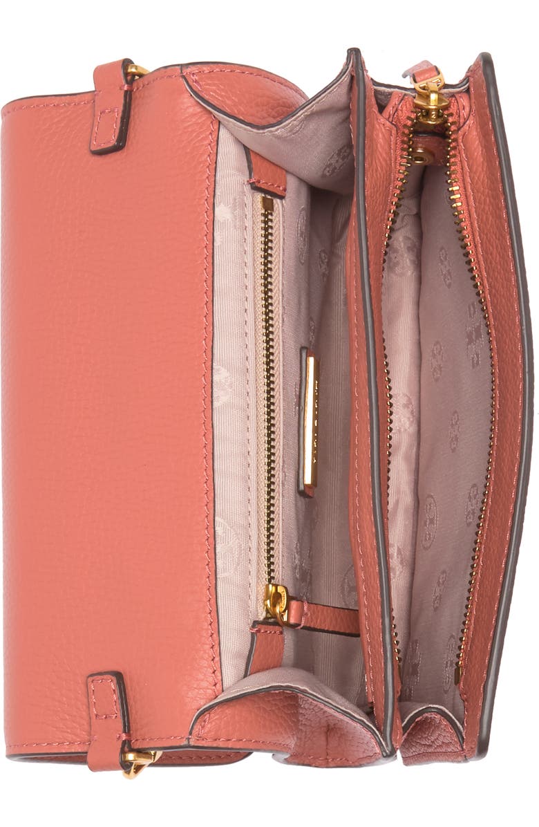 Tory Burch Britten Combo Leather Crossbody Bag, Alternate, color,