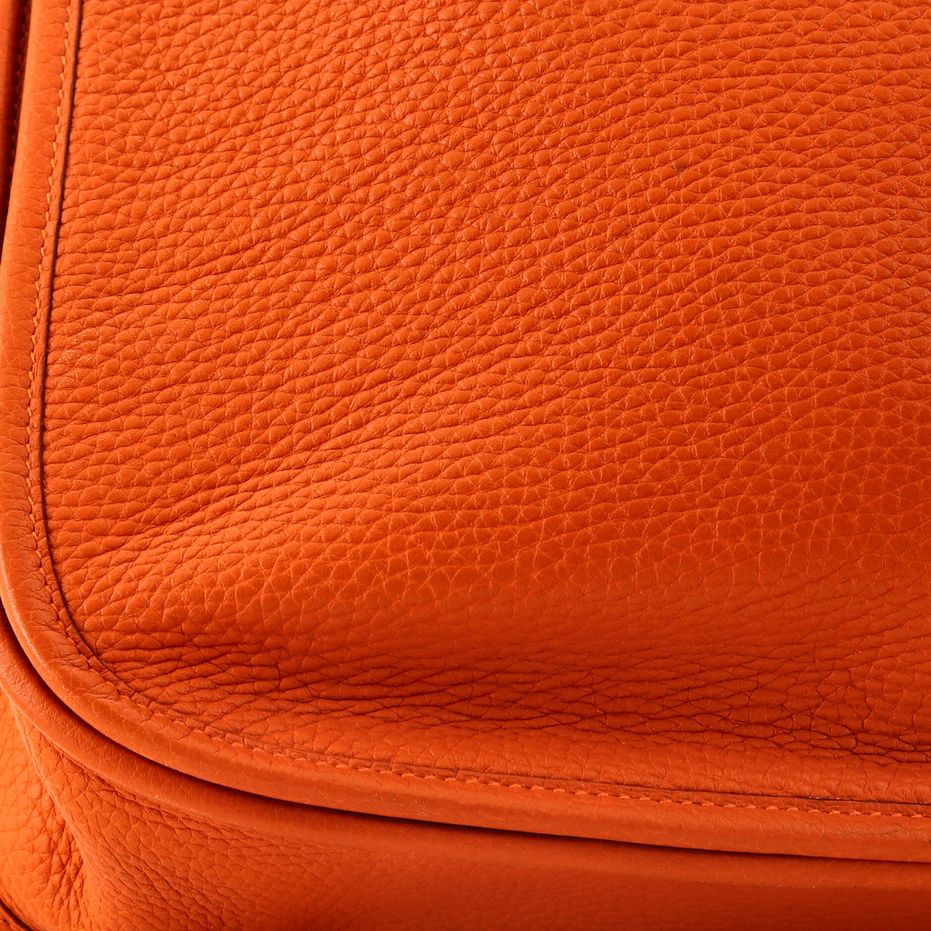 Pre-Owned Hermes Evelyne Bag Gen II Clemence GM, Alternate, color, Potiron