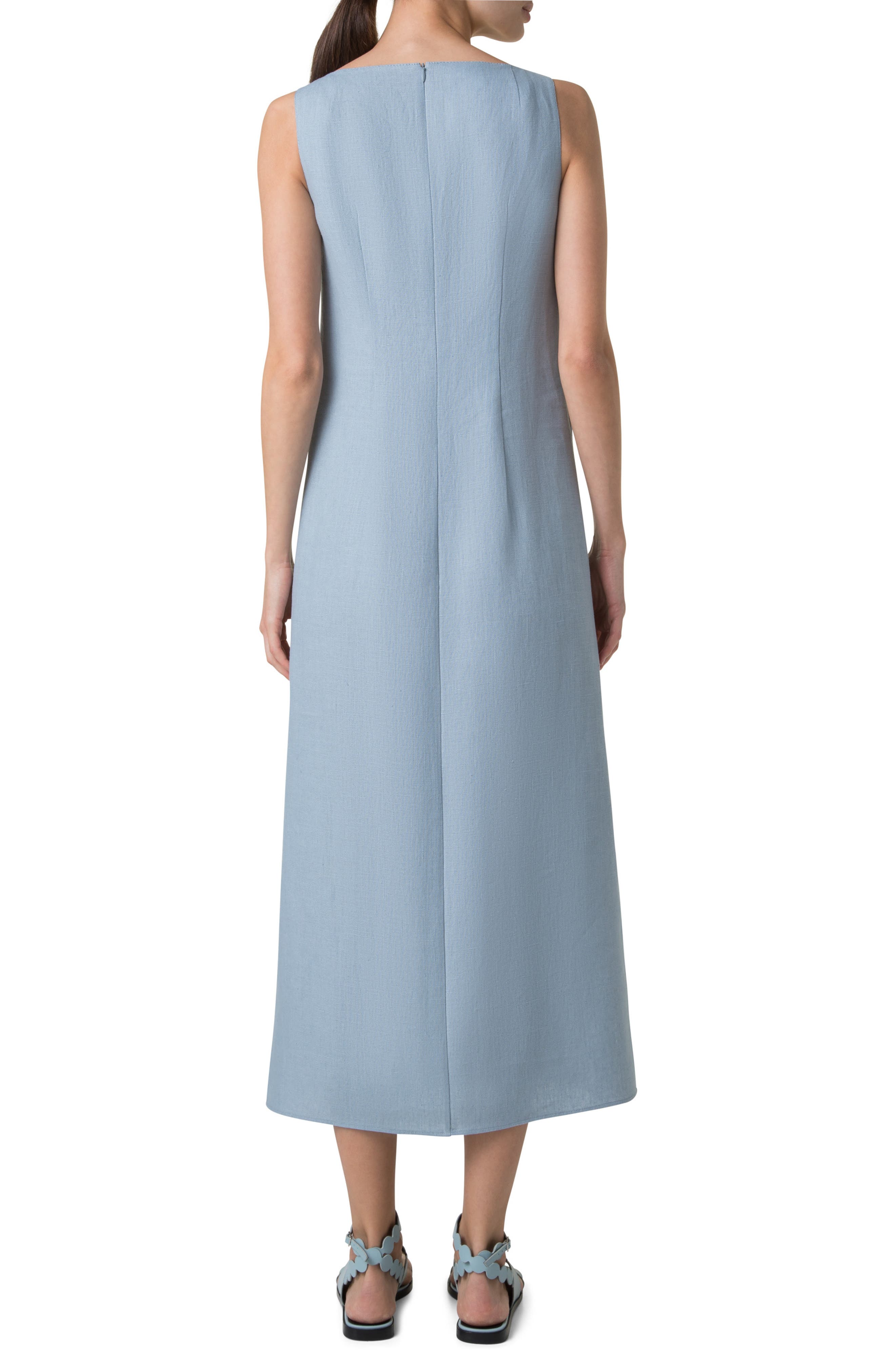 3D Carnation Linen Shift Dress - image 2