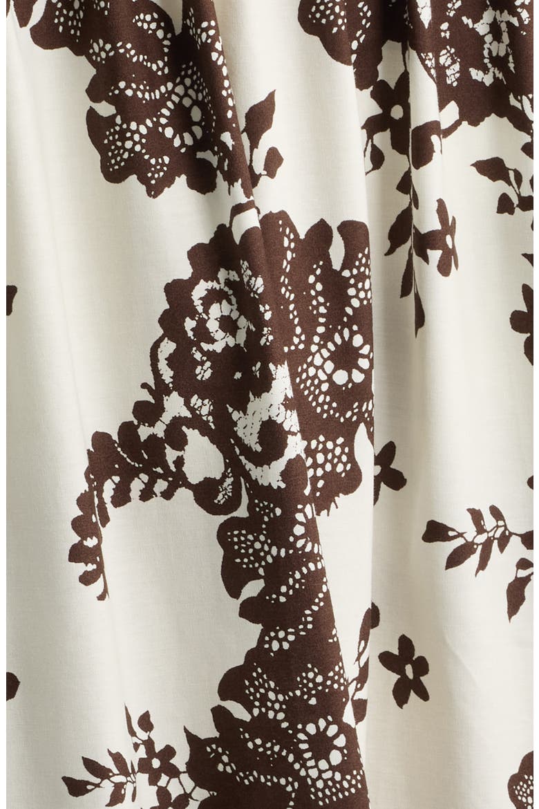 Puff Sleeve Cotton Maxi Dress, Alternate, color, EGRET