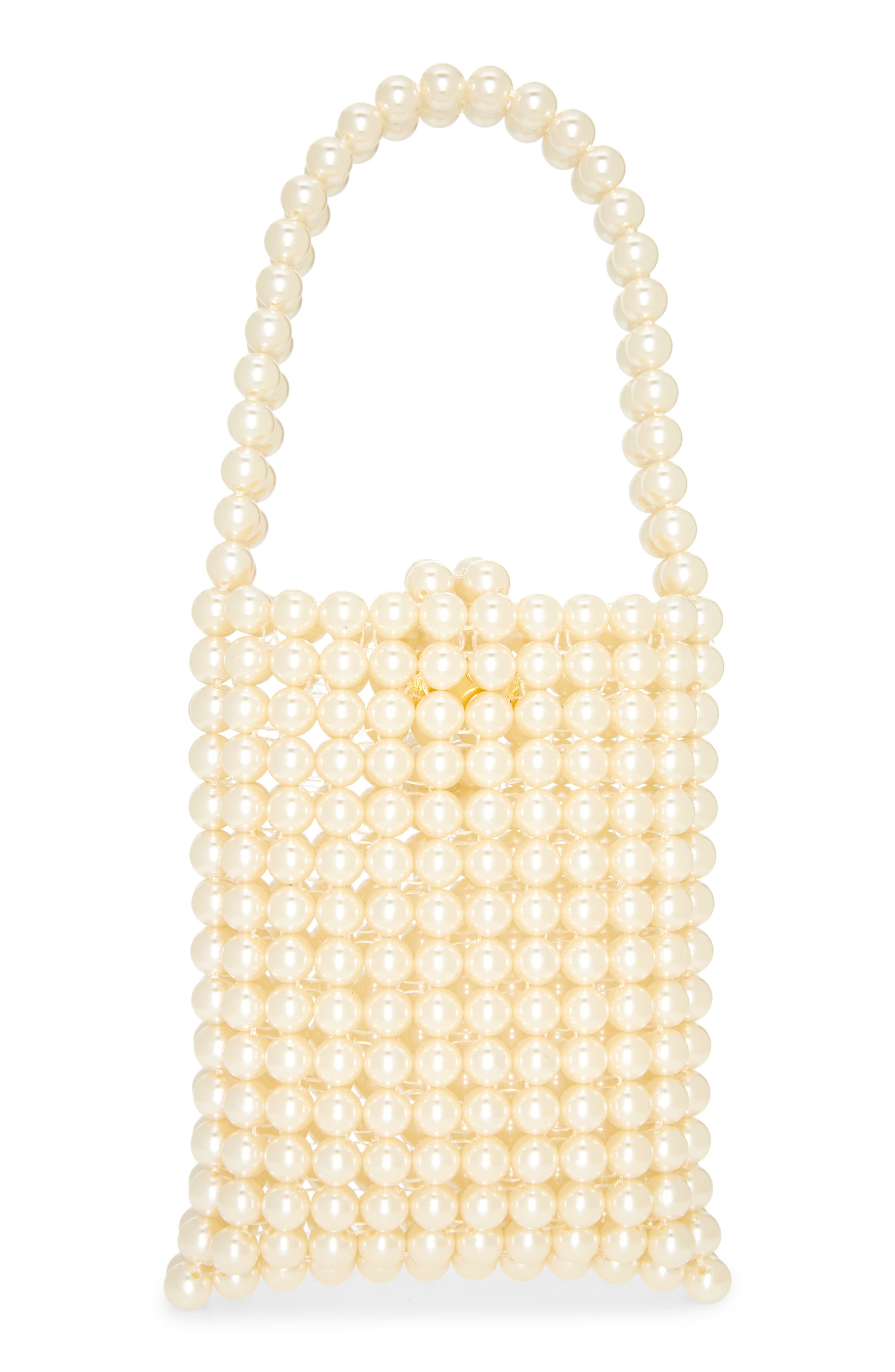 La Riviere de Galets Handbag, Alternate, color, PEARL
