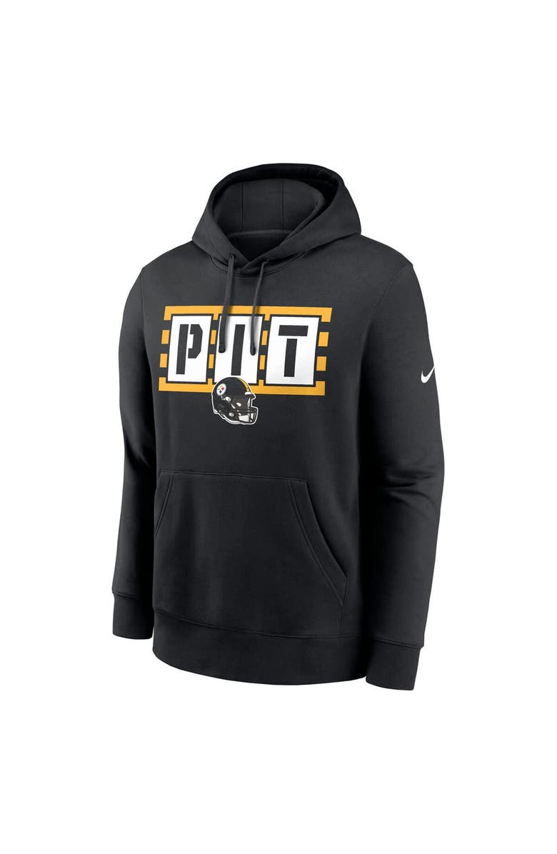 Nike Men's Nike Black Pittsburgh Steelers Hometown Fleece Pullover Hoodie, Alternate, color, 