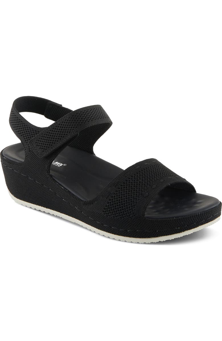 Flexus by Spring Step Meshon Ankle Strap Platform Wedge Sandal, Main, color,