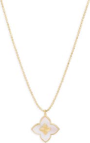 Argento Vivo Sterling Silver Ball Chain Clover Pendant Necklace