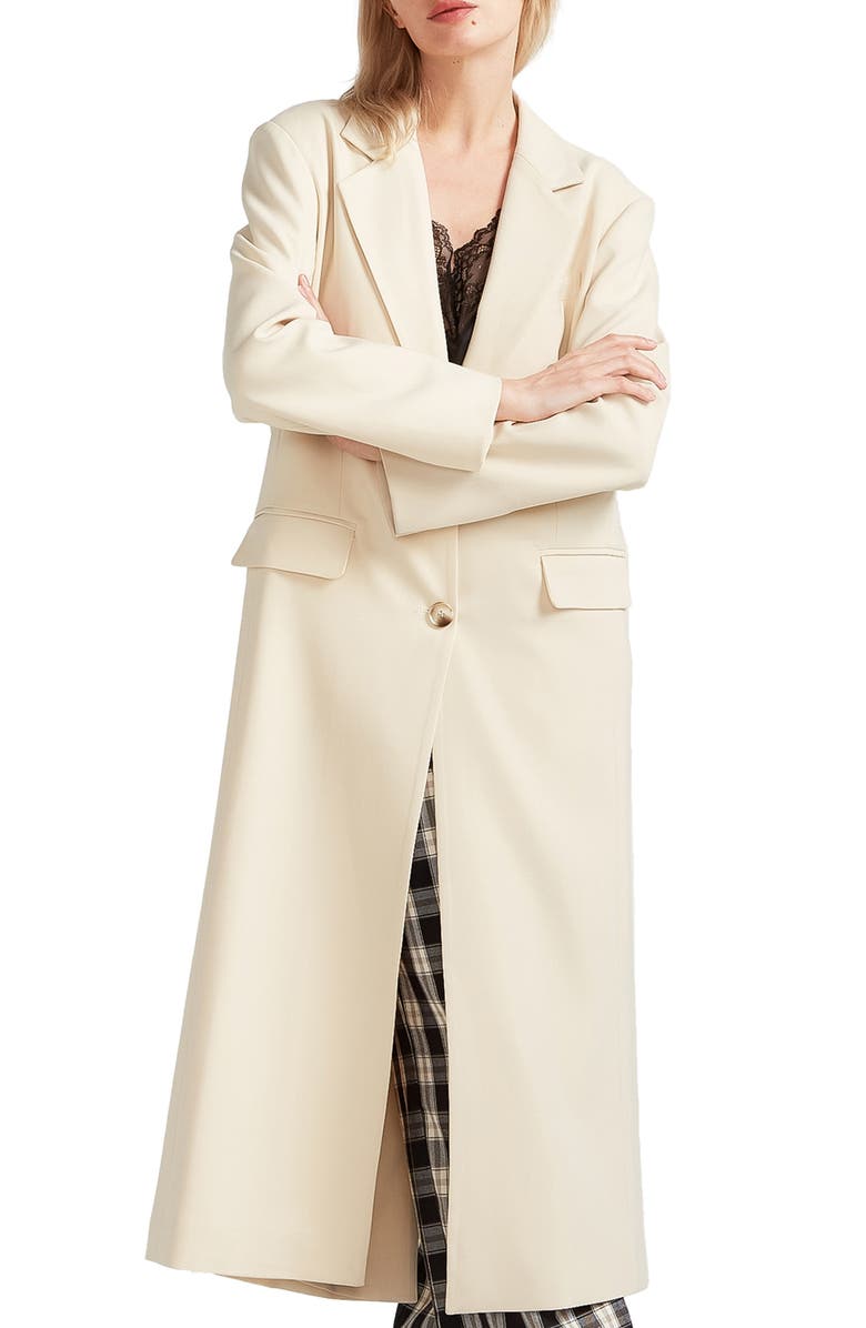 Belle & Bloom Transdescent Coat, Alternate, color, French Vanilla