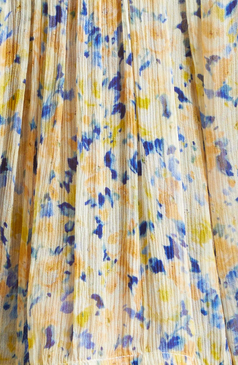 Ulla Johnson Leandra Floral Long Sleeve Top, Alternate, color, Daffodil