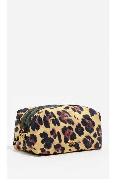 Leopard Print Make-Up Case