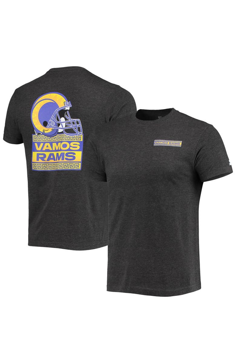 STARTER Men's Starter Black Los Angeles Rams Vamos T-Shirt, Main, color, Black