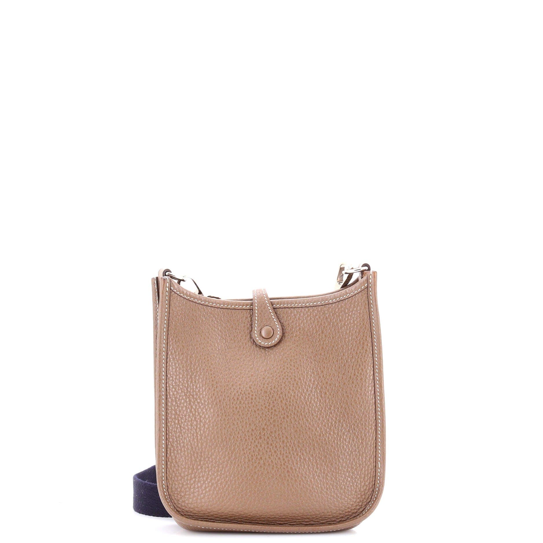 Pre-Owned Hermes Evelyne Bag Gen III Clemence TPM, Alternate, color, Etoupe