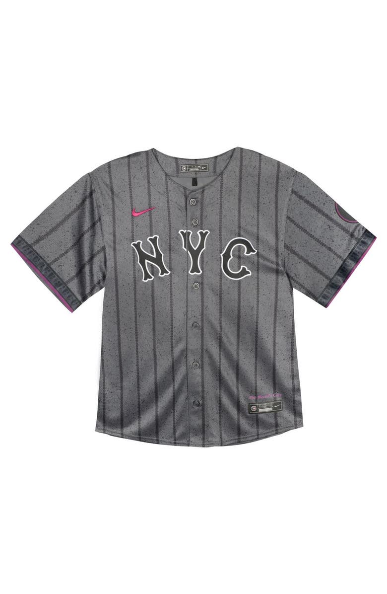 Nike Infant Nike Gray New York Mets 2024 City Connect Limited Jersey, Alternate, color, Gray