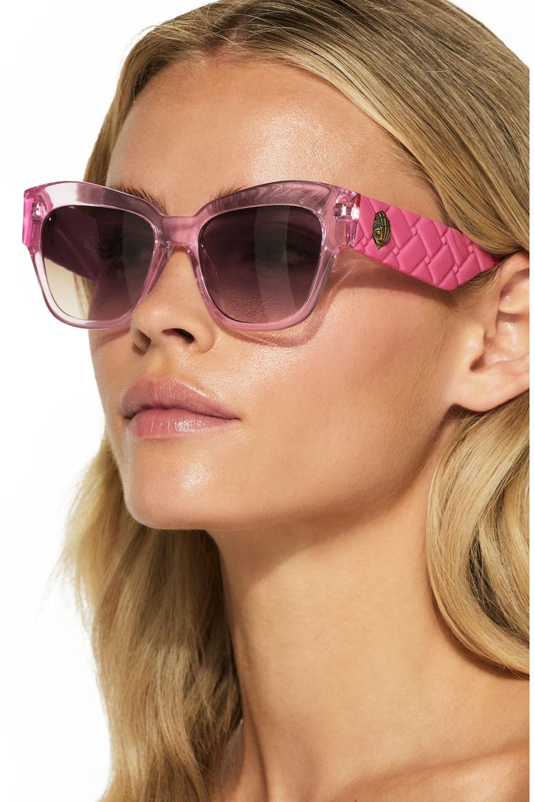 53mm Cat Eye Sunglasses, Alternate, color, LIGHT PINK PASTEL/ ROSE