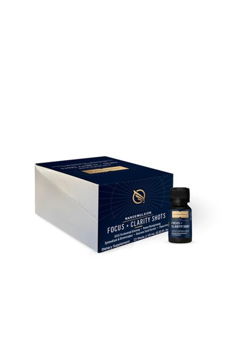 Quicksilver Scientific Focus and Clarity Liposomal Energy Support Shot, Main, color, NO COLOR