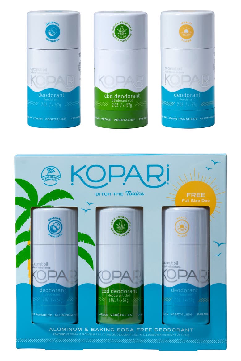 Full Size Coconut Deodorant Set, Alternate, color, NO COLOR