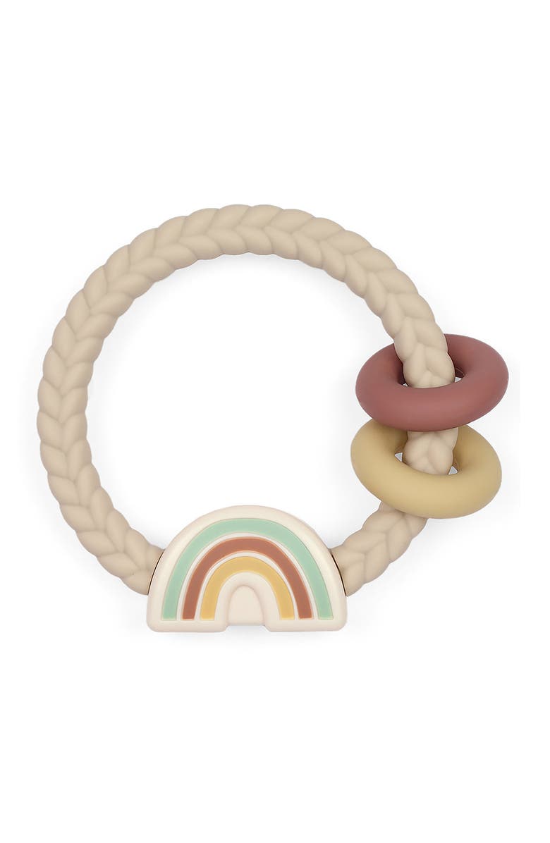 Itzy Ritzy Ritzy Rattle with Teething Rings, Main, color, 