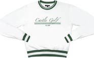 Castle Golf Embroidered Crewneck Sweatshirt