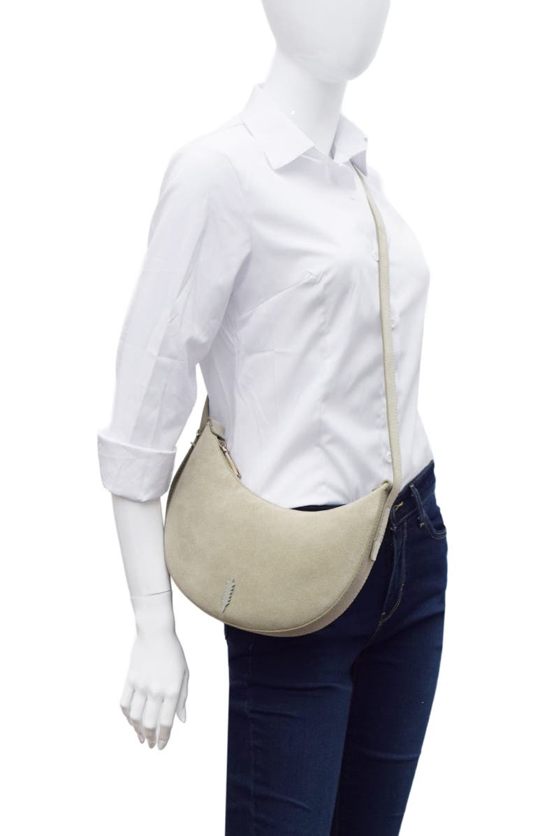 Thacker Silas Suede Crossbody Bag, Alternate, color, Sage